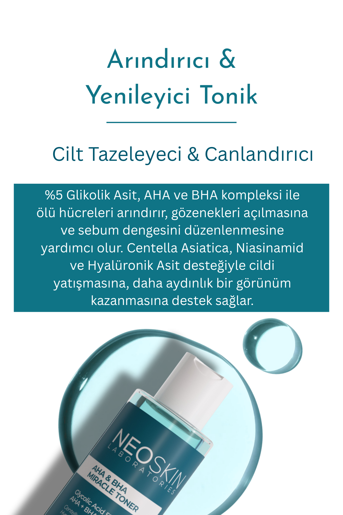 Canlandırıcı, Aydınlatıcı ve Arındırıcı Cilt Bakım Seti